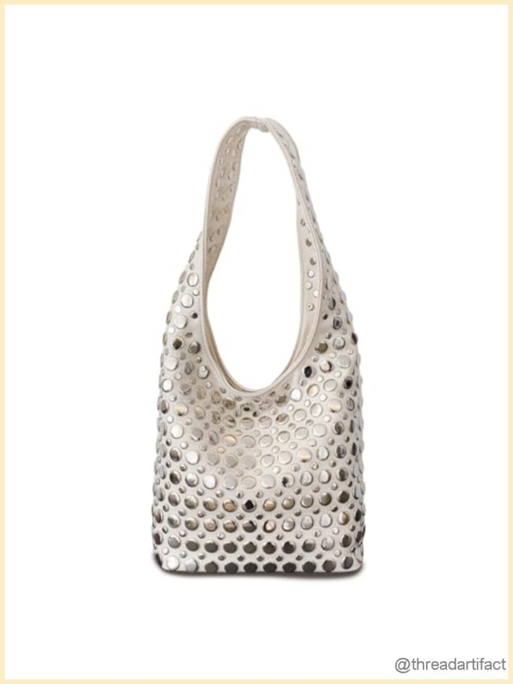 Punk Studded Hobo Shoulder Bag Tote Handbag Fall Trend